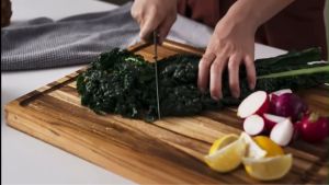 Thớt gỗ to Chef Teak 560x405x32 mm - Thớt gỗ đồ ăn BBQ Steak Beefsteak Carving Board Bigsize Acacia Wood Cutting Board