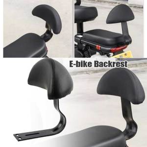 1Pcs Universal Ebike Bike Backrest Leather Electric Bike Backrest E-bike Seatback