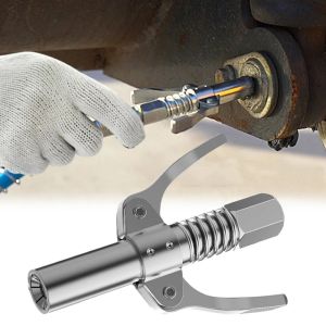 Car Grease Nozzle Oiling Tool Double Handle High Pressure 10000 PSI Grease Lock Clamp Car Oil  Tools
