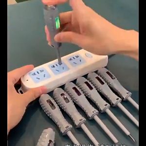 2ชิ้นปากกาการทดสอบกระแสไฟฟ้า100-250โวลต์มิเตอร์ดินสอทดสอบความเหนี่ยวนำไฟฟ้า AC แบบไม่สัมผัสไขควงไฟฟ้าเครื่องตรวจจับพลังงานพร้อมไฟแสดงสถานะ