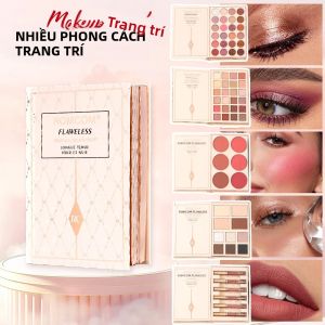 Bộ Sách Trang Điểm Thần Kỳ Dành Cho Nữ - Phấn Mắt Son Bóng Phấn Má Hồng Phấn Tạo Khối - Món Quà Lý Tưởng Cho Kỳ Nghỉ Và Tiệc Tùng