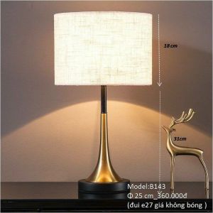 Ảnh thật - Đèn bàn trang trí đèn đầu gường đèn decor đèn phòng ngủ B143 bảo hành 1 năm