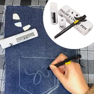 20PC Invisible Painting Powder Pen Case Chalk Set High Temperature Disappearance Fabric Cutting Tailor Positioning Accessories