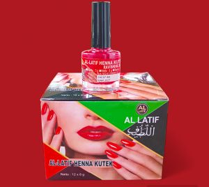 Kutek Henna Al-latif Halal BPOM Ravishing Red 8gr