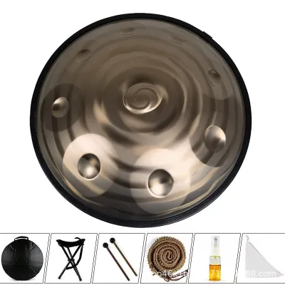 Professional Handpan Drum Instrument 9 Notes 10 Notes 12 Notes 440hz 432hz Ethereal Drum Spiritual Healing Music Instrument