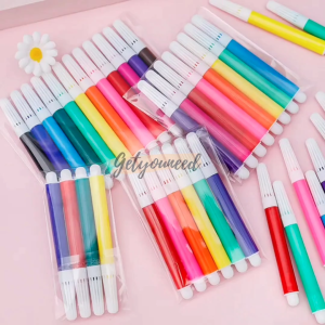 GYN Spidol Mini Set 6 Warna Perlengkapan Sekolah Alat Seni Anak/ Pulpen Mewarnai Gambar Tulis Travel