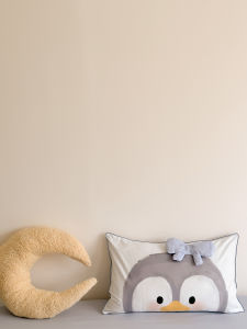 Cute Childrens Pillowcase 100% Pure Cotton Washed Cotton Nursery Small Pillow Core Cover Home Use Comfortable Breathable