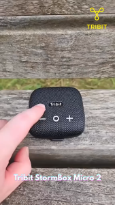 Tribit StormBox Micro 2 Portable Bluetooth Speaker 90dB Loud Sound Deep Bass IP67 Waterproof 12H