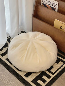Cute Plush Sofa Pillow Large Steamed Bun Shape Soft Cushion Bed Headrest Toy Funny Little Steamed Buns Crystal Velvet Material