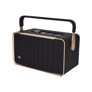 JBL | JBL Authentics 300 Portable Bluetooth Wireless Sound System Handheld Music Speaker with Adjustable Bass And Aluminum Alloy Cone