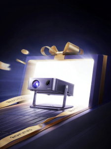 INAYOU | No Screen Required Ultra-HD Portable Phone Connectable Day Use 8K Decoding Wireless Projection Projector