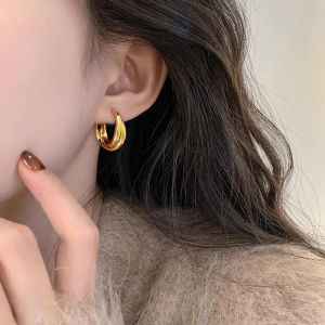Fashionable Double C Hoop Earrings: Top Selling High-End Sensation Ear Jewelry