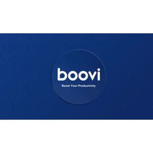 Boovi Meja Kerja Elektrik – Adjustable Standing Desk Single Motor With Table Top Wireless Charging