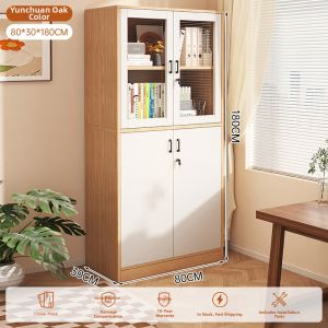 ZHUOHE | Book Storage Display Shelf Dustproof Storage Cabinet
