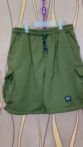 Celana Pendek Pria Dewasa Broadshort Cargo - Bawahan Laki-Laki Bahan Fleece Premium