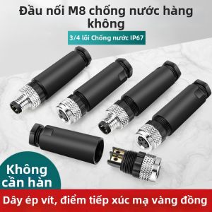 kuicc | Waterproof M8 Connector 3P4P