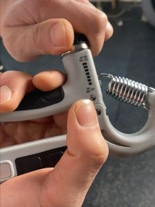 EOSM เครื่องบริหารมือ การนับอัตโนมัติ บริหารมือ บริหารข้อมือ บีบมือ ออกกำลังกาย อุปกรณ์ฟิตเนส ปรับน้ำหนัก 5-60 KG