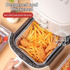 Oil Absorbing Baking Tray Square Tin Foil Bowl