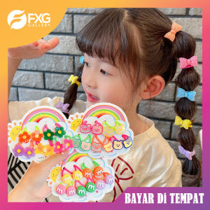 FXG - iKat Rambut Set Premium 10Pcs Karakter Lucu Korea Fashion Wanita Anak Perempuan KCR48