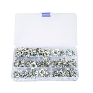 90-245PCS Carbon Steel Four Pronged T Nuts M3/M4/M5/M6/M8 Blind Inserts Nut Wooden Furniture Maintenance