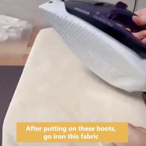 Universal Ironing Board Iron Shoe Cover PTFE Heat Resistant Cloth Protector Iron Bottom Plate Clothing Iron Cover Accessories