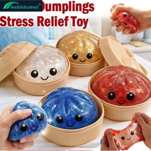 Kebidumei long lanh bánh bao Squishy đồ chơi cảm giác mô phỏng Flash Đàn hồi Chậm Đồ chơi giảm căng thẳng cho trẻ em người lớn văn phòng trang trí nội thất quà tặng sinh nhật