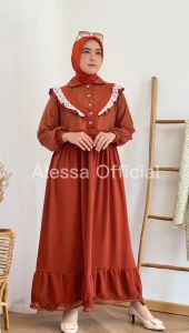 Gamis Nagita Crinkle Airflow / Gamis Modern Lebaran Mewah / Gamis Crinkel Terbaru Premium / Baju Muslim Model Baru / Gamis Wanita Dewasa simpel Viral / Baju Muslim Model Baru
