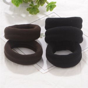 Korean Style High Elasticity Seamless Hair Ties for Women Thick Adult Hair Bands Pack of 5 Fresh out Fashion Accessories