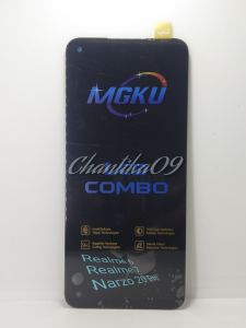 Lcd + touchscreen fulset Oppo realme 6 kaca lcd realme 7 layar sentuh narzo 20 pro bonus lem 3ml