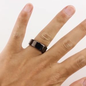 COLMI R02 Smart Ring Military Grade Titanium Steel Shell Health Monitoring IP68 & 3ATM Waterproof Multi-sport Modes