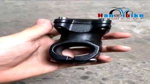 Potang nhôm Noname cho càng +ghi đông 25.4 - Đen - 50mm (Chiếc)