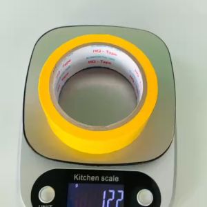 1 Cuộn băng keo màu Vàng OPP rộng 4cm dài 65 mét lõi giấy 3mm giá tại xưởng - Shop Út Lớn