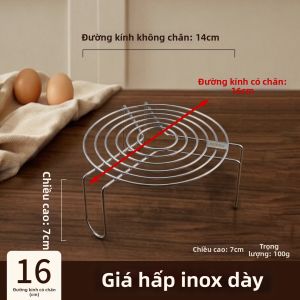 HANXIAO | Giá Hấp Inox 304 Dày Đa Năng Cho Gia Đình
