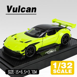 LEO 1:32 Aston Martin Vulcan Supercar Diecast โมเดล รถอัลลอยด์รถยนต์ของเล่นคอลเลกชันของขวัญสําหรับเด็กชายสาว ของเล่นเด็ก