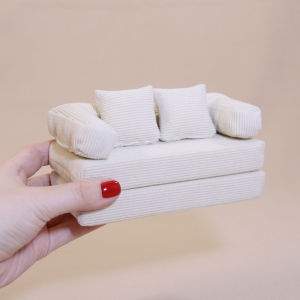 Ghế Sofa Vải Thu Nhỏ Để Trang Trí Nhiều Cách Kết Hợp Tự Do Phong Cách Retro Đồ Trang Trí Bằng Vải Và Vóc Tượng Nhỏ Dành Cho Người Sưu Tầm