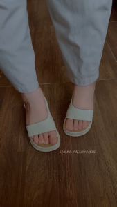 [New-Lùi size] Sandal nữ đế xuồng 5PH quai ngang mảnh chất da si sáp mềm mịn đế êm hậu bo chun