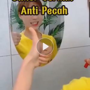 Satu Keluarga Stiker Cermin Rias Dinding K97 Cermin Sticker Dinding Wallpaper Tempel Anti Pecah Miror Dekorasi