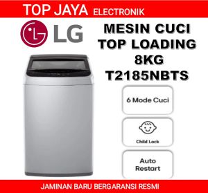 MESIN CUCI LG TOP LOADING 8KG T2185NBTS NEW SERIES
