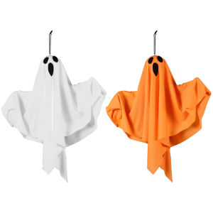 ไฟ LED ฮาโลวีนไฟกลางคืนผีแขวนไฟส่องพื้นเครื่องประดับโคมไฟแขวนผีสำหรับตกแต่งงานปาร์ตี้ในสวนหน้าบ้าน