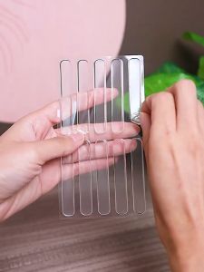 แผ่นกันกระแทกซิลิโคนใส ใช้ได้กับประตู ตู้เย็น ตู้เก็บของ และประตูรถ ลดเสียงเงียบ Silicone Pad 10pcs