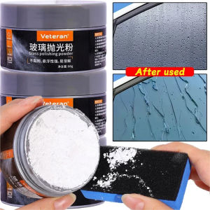 80g Car Windscreen Oil Film Removal Cleaning Powder Cerium Oxide Polishing Powder Cars Glass Removing Scratches Repairing Tools