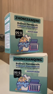 Butiran Pembersih Konsentrat Penghilang Noda Membandel Pada Pakaian Dan Merawat Warna