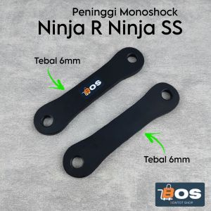 Peninggi Shock Belakang Ninja R SS Tebal 6mm