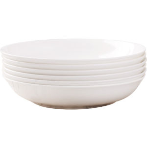 Creative White Deep Porcelain Plate