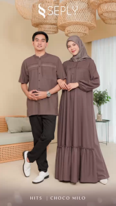 [READY STOK] Best Seller Sarimbit Seply Eksis Couple Hits Choco Milo Muslim Terbaru 2026