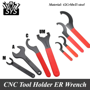 ER Iso Apu Wrench Er ER8 ER11 ER16 ER20 ER25 ER32 ER40 ISO20 ISO25 ISO30 APU13 APU16 C25 C32 C40 ER16M ER20M Wrench Nut Collet
