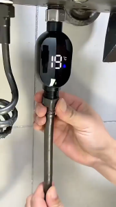 Water powered TEC termometer shower /  Shower Kran Air Mandi LED Digital Putar 360° IFN