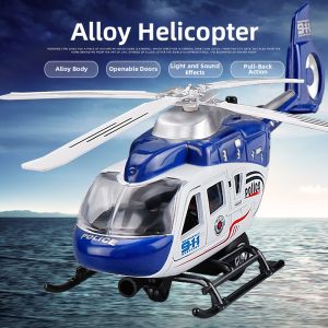 Child Military Simulation Alloy Model Helicopter Toy 3 Years+