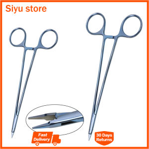 GREATLH Titanium Alloy Micro Needle Holder Forceps Surgical Needle Holding Forceps Autoclavable Ophthalmic Eyelid Surgical Tool
