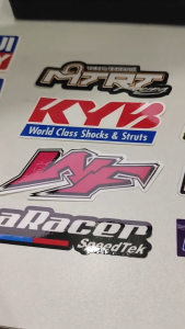 Aracer / A Racer ECU Sticker - Motorcyle Sticker 4pcs